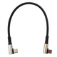 Кабель угловой USB Type-C M/M Fast Charge PD66W 6A Silver/Black, 25 см (48887) - изображение 2
