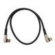 Кабель угловой USB Type-C M/M Fast Charge PD66W 6A Silver/Black, 0,5 м (48888) - изображение 1