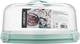 Тортовница двусторонняя для тортов и капкейков Ardesto Tasty baking с крышкой пластик голубой 28х14.5 см (AR2328TPM) - изображение 3