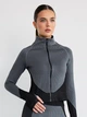 Жіноча спортивна кофта Giulia JACKET SPORT FIT black/grey, S/M (4823116936447) - зображення 1