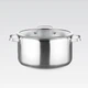 Кастрюля из нержавеющей стали с крышкой Maestro 20 см, 3.8 л (MR-3514-20) - изображение 1