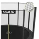 Батут детский Atleto 374 см с сеткой и лестницей черный (42400459) - изображение 7