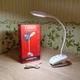 Світильник світлодіодний настільний акумуляторний Luxel прищіпка 6 W (білий) +usb, нічник (TLC-04W) - зображення 1