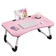 Столик для ноутбука с подставкой для планшета и подстаканником MLT T36 Pink - изображение 2