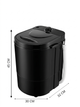 Портативная мини стиральная машина Bergs WM-30 Black 3кг 260Вт - изображение 8