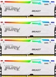 Пам'ять для настільних комп'ютерів Kingston FURY 128 GB (4x32GB) DDR5 5600 MHz Beast White RGB (KF556C40BWAK4-128) - изображение 1