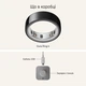 Смарт-кільце Oura Ring 4 Black Size 8 (JZ90-54144-08) - изображение 9