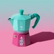 Гейзерна кавоварка Bialetti Moka Express Squid Game 130 мл - зображення 7