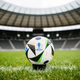 Футбольний м'яч Adidas Fussballliebe Euro 2024 OMB розмір 5, біло-чорний - зображення 7