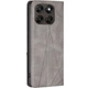 Чохол-книжка з кишеньками UniCase Geometric Pattern для Motorola Moto G77 - Grey - зображення 3