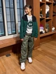 Дитяча флісова куртка UNIQLO 1159858179 (Зелений 11-12) на зріст 145-155 см - зображення 3