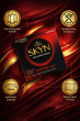 Презервативи SKYN безлатексні Intense Feel 60 шт поліізопренові з точковою текстурою non-latex condoms для максимально природних відчуттів і комфорту під час інтимної близькості гіпоалергенні skyns - зображення 2