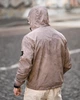 Мужской анорак Stone Island TR6850 бежевый ветровка плащевка с капюшоном urban tactical XL - изображение 6
