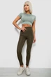 Лосины женские однотонные хаки 214R155 AGER 2XL - изображение 2
