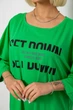 Футболка женская с принтом зеленый 244R3012-5 AGER 2XL - изображение 5