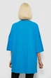 Футболка жіноча з принтом, колір блакитний, XL-XXL, 244R3012-5 - зображення 4