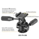 Штатив Vanguard VEO 5 темно-серый напольный из углеволокна(DS_202CD819614B) - изображение 12