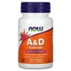 Вітаміни А та Д3 Now Foods (A&D3 essential nutrition) 10000 МО/400 МО 100 капсул (NOW-00350) - изображение 1