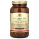 Вітамін D3 Solgar (Vitamin D3) 400 МО 250 капсул (SOL-03321) - изображение 1