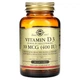Вітамін D3 (холекальциферол) Solgar (Vitamin D3) 10 мкг (400 МО) 100 капсул (SOL-03320) - зображення 1