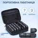 Таблетниця для ліків у захисному кейсі по днях (ранок - день - вечір) Box футляр - органайзер для вітамінів і таблеток на 7 днів / на тиждень, чорна (130222546) - зображення 1