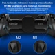 Геймпад BSP D11 раздвижной для смартфона планшета и Nintendo Switch с датчиками Холла и кнопками M1 M2 Белый - изображение 5