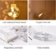 Гірлянда штора RD 071 світлодіодна кулька в кульці 5х2 5 м 100 LED з теплим білим світлом 8 режимів прозорий провід новорічне освітлення для вікон та стін святковий декор з перемикачем режимів для створення затишку в інтер'єрі 500х250 см - зображення 4