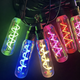 Уличная светодиодная гирлянда SFK-48 220V, декоративная LED гирлянда с удлиненными лампами-спиралями для декора (Теплое свечение) - изображение 1