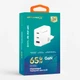 Зарядное устройство Grand-X GaN 65W CH-990W 2xType-C + USB-A C White - изображение 5
