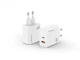 Зарядное устройство Grand-X GaN 65W CH-960W Type-C + USB-A White - изображение 2