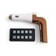 FM-трансмиттер Bluetooth 3USB пластик белый золотой (658360) - изображение 1