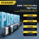 Кабель 240W Essager 48V/5А LED дисплей Data Cable кабель для швидкої зарядки PD3.1 Кабель Type-C - Type-C 2м EXCTT3-HCAOG-P Grey - зображення 6