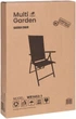Садове крісло ModernHome by Multistore WR1652-1-1 Чорное - зображення 5