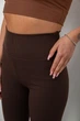 Лосины женские однотонные в рубчик шоколадный 214RU200 AGER XL - изображение 5