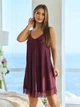 Домашній одяг ISSA PLUS 15612 XXL темно-бордовий (issa2007682803187) - зображення 1