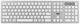 Клавіатура ножична 2E KS270 109key, WL/BT, EN/UK, сріблясто-білий - зображення 1