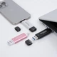 Портативний SSD Transcend 512GB USB 3.1 Gen 2 Type-A + Type-C ESD310 Чорний - зображення 4
