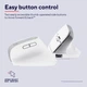 Миша Trust Bayo+ Multidevice Ergonomic, BT/WL/USB-A, біла - зображення 3