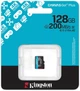 Карта пам'яті Kingston microSD 128GB C10 UHS-I U3 A2 V30 R200/W100MB/s - изображение 3