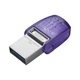 Накопичувач Kingston 128GB USB 3.2 Type-A Gen1 + Type-C DT microDuo 3C R200MB/s - изображение 6