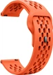 Силіконовий Ремінець Liveunic для Mobvoi TicWatch E3 Orange (44449-2C) - зображення 2