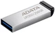 Флеш пам'ять USB Adata UR350 256GB USB3.2 Silver Black (UR350-256G-RSR/BK) - зображення 3