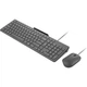 Комплект клавіатура та миша Lenovo 310 Wired Combo UA Gray дротовий USB-A 104 клавіші 2000 dpi для ПК та ноутбука (GX31R09776) - зображення 4