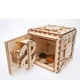 Деревянный механический конструктор Ugears 3D пазл Сейф, 179 деталей (70011) - изображение 2