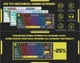 Ігрова механічна клавіатура Onikuma M-52 з RGB підсвіткою, бездротова геймерська Bluetooth клавіатура для ПК і Mac - зображення 8