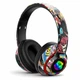 Беспроводные наушники Headset I750 – LED-подсветка, Bluetooth, MicroSD, FM-радио Черные - изображение 1