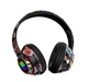 Беспроводные наушники Headset I750 – LED-подсветка, Bluetooth, MicroSD, FM-радио Черные - изображение 8