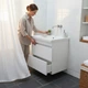 Тумба підвісна пластикова Mikola-M Atlant white 70 см - изображение 4
