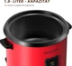 Рисоварка, Eamoment ERC-10CRD1.8L 700W, Красная, 1.8 л, антипригарная, пароварка, 1-10 порций, автоподогрев - Уценка - изображение 2