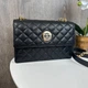 Міні сумочка через плече клатч стиль Chanel жіноча модна сумка Шанель стьобана міні-сумочка Store Чорний - зображення 4